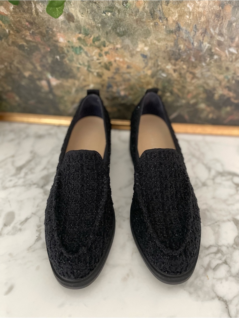Rothy’s Lug Loafer Boucle Black size 10.5 - Picture 3 of 8